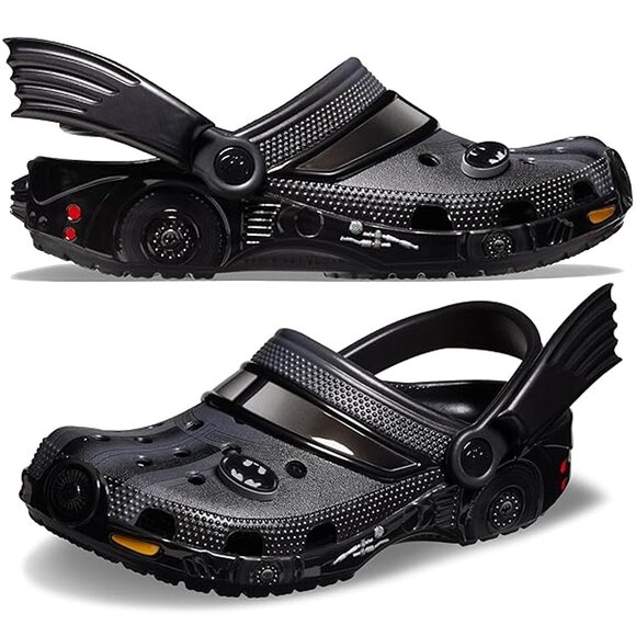 DC Comics BATMAN Crocs Men\'s and Women\'s sizes available Classic Batmobile New